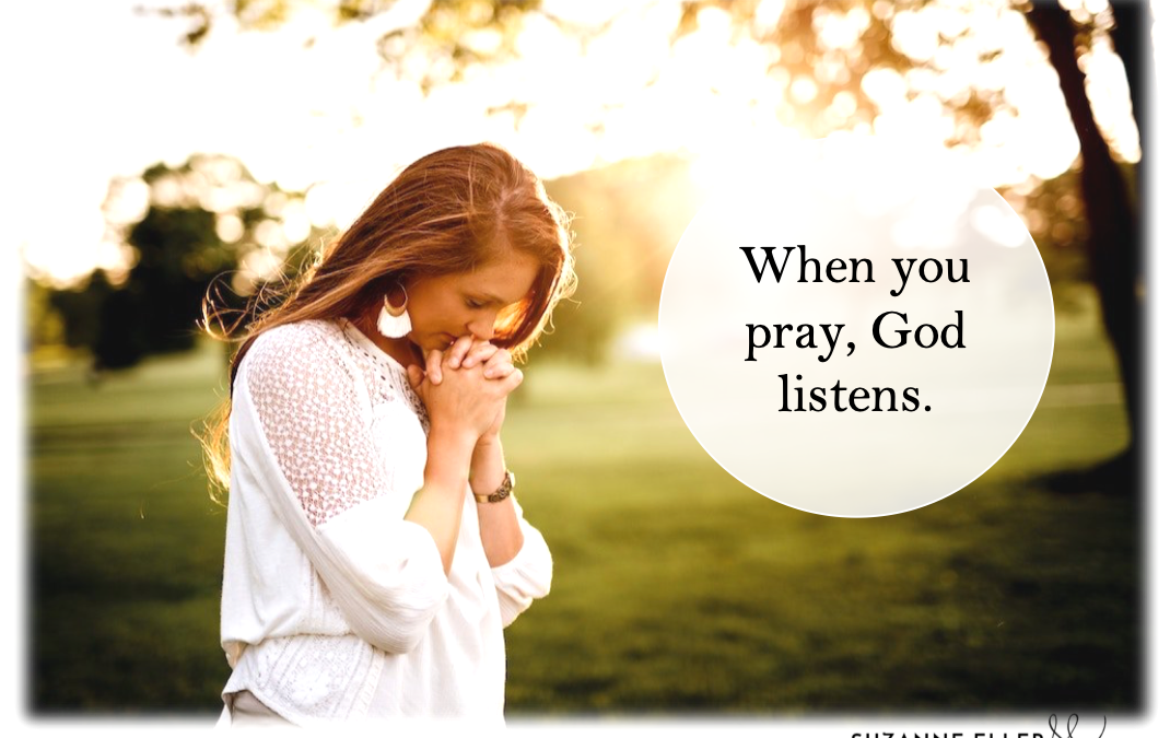 A woman with a Spirit-led heart believes that when she speaks to God, he hears